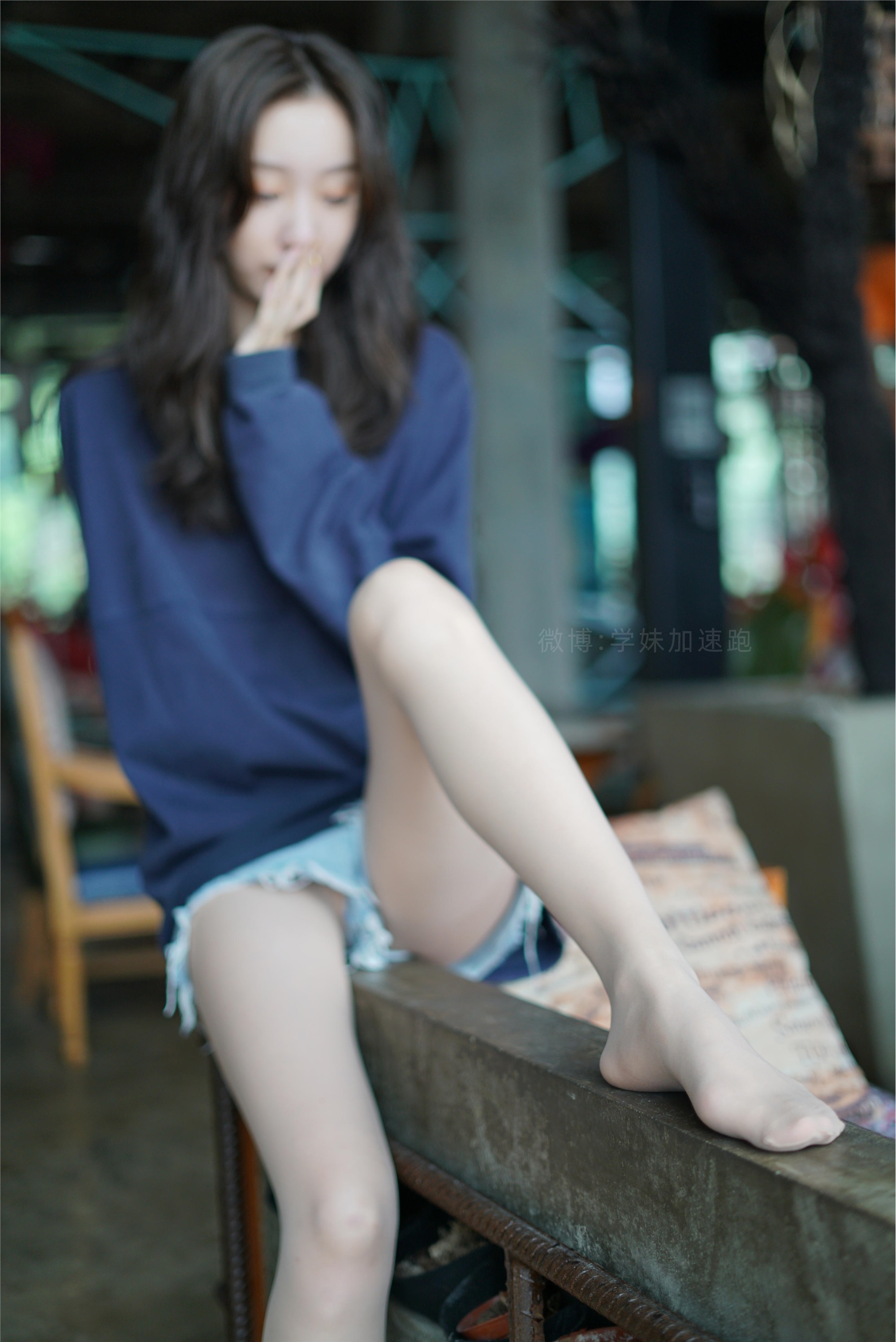 学妹加速跑 XM087《腿玩年的腿-九九》